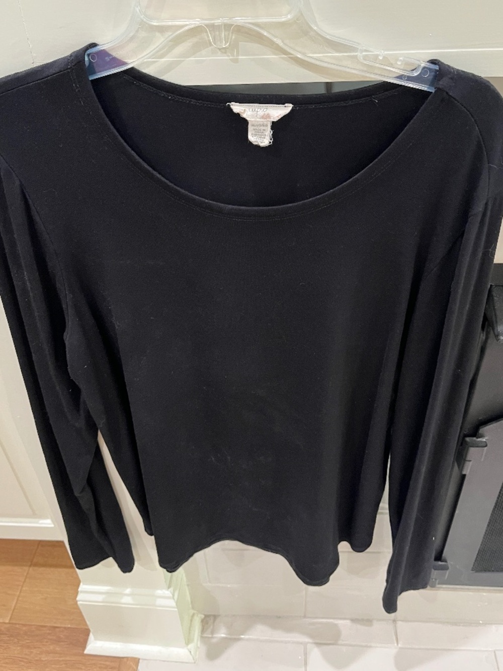Cupio black long sleeve shirt size XL